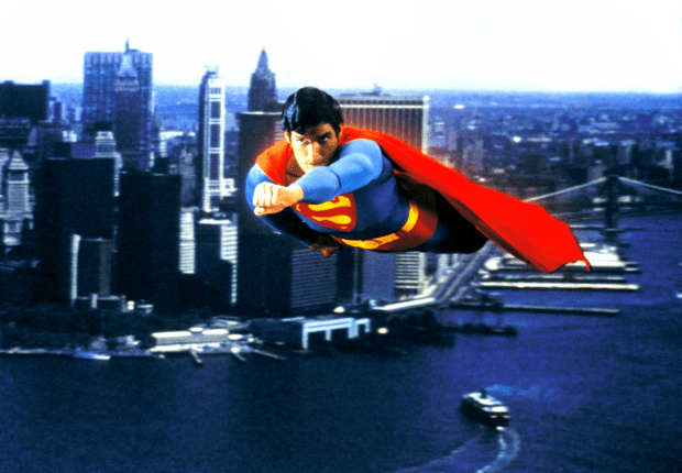 You will believe a man can pretend to fly in front of a blue screen