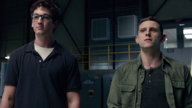 This photo provided by Twentieth Century Fox shows, Kate Mara, left, as Sue Storm, and Michael B. Jordan as Johnny Storm, in a scene from the film, 