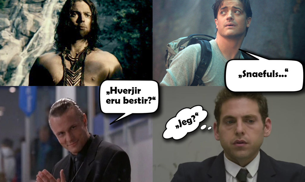 Íslenska í Hollywood:„Farðu til andskotans!“ – „English, hálfviti“